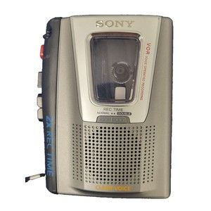 Sony TCM-20DV Full Size Cassette Recorder VOR Voice Operated Recorder TESTED
